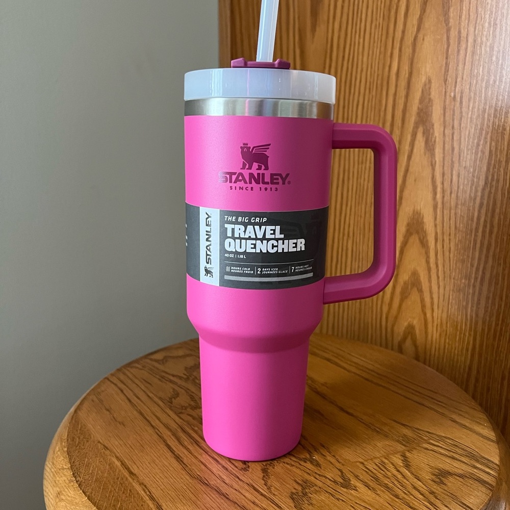 Stanley AZAELA 40 oz tumbler w/handle RARE COLOR NO LONGER AVAILABLE IN STORES